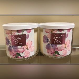 Bath and Body Works Sweet Pea Candles